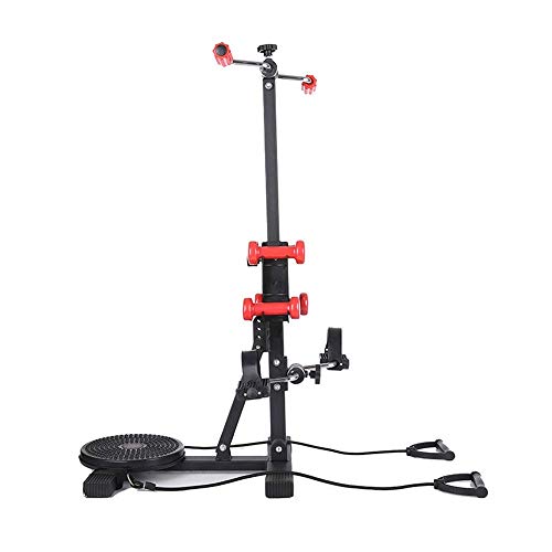MGIZLJJ Máquinas de Step Escalera Paso a Paso Twister 2 en 1 Paso de la sesión de la máquina de Ejercicio físico con la Barra de la manija, Cardio Trainer Subir escaleras MGIZLJJ Máquinas de Step Escalera Paso a Paso Twister 2 en 1 Paso de la sesión de la máquina de Ejercicio físico con la Barra de la manija, Cardio Trainer Subir escaleras