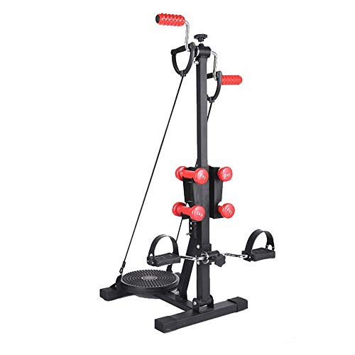 MGIZLJJ Máquinas de Step Escalera Paso a Paso Twister 2 en 1 Paso de la sesión de la máquina de Ejercicio físico con la Barra de la manija, Cardio Trainer Subir escaleras MGIZLJJ Máquinas de Step Escalera Paso a Paso Twister 2 en 1 Paso de la sesión de la máquina de Ejercicio físico con la Barra de la manija, Cardio Trainer Subir escaleras