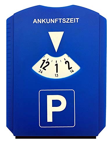 M&H-24 2 Discos de estacionamiento Aparcamiento con Chip para el Carro de la Compra, Medidor de profil de neumáticos, Raspador Hielo