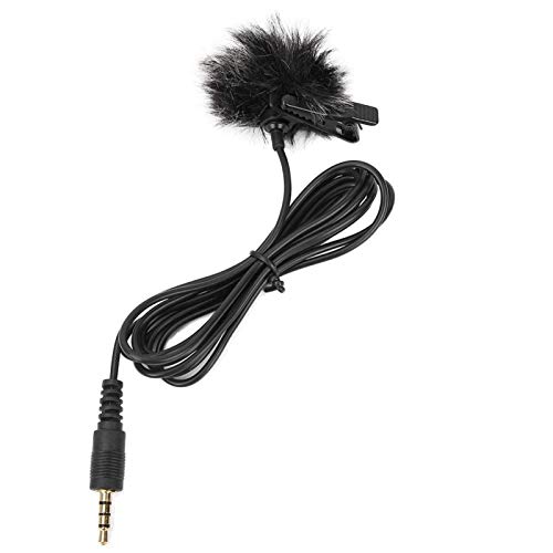 Micrófono pequeño Micrófono Lavalier, Micrófono con clip Micrófono para teléfono móvil, Portátil para entrevistas Micrófono pequeño Micrófono Lavalier, Micrófono con clip Micrófono para teléfono móvil, Portátil para entrevistas