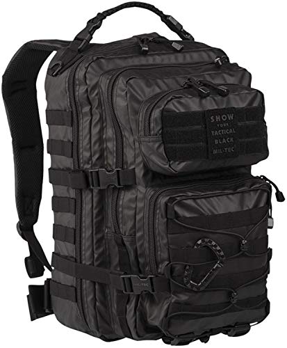 Mil-Tec EE.UU. Mochilla Assault Pack (Large/Tactical Black) Mil-Tec EE.UU. Mochilla Assault Pack (Large/Tactical Black)