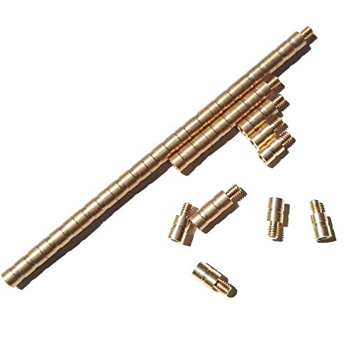 MILAEM 25 Grain 50 Grain 100 Grain Tornillo de Peso Latón Inserciones de Punta de Flecha Peso Adicional Cobre para la Caza con Arco (25 Grain) MILAEM 25 Grain 50 Grain 100 Grain Tornillo de Peso Latón Inserciones de Punta de Flecha Peso Adicional Cobre para la Caza con Arco (25 Grain)