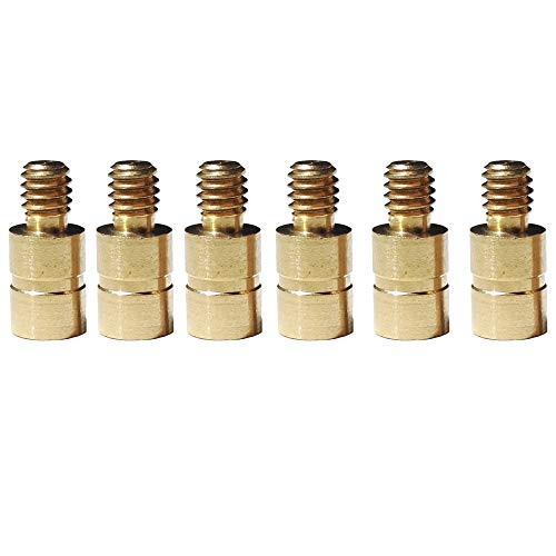 MILAEM 25 Grain 50 Grain 100 Grain Tornillo de Peso Latón Inserciones de Punta de Flecha Peso Adicional Cobre para la Caza con Arco (25 Grain)