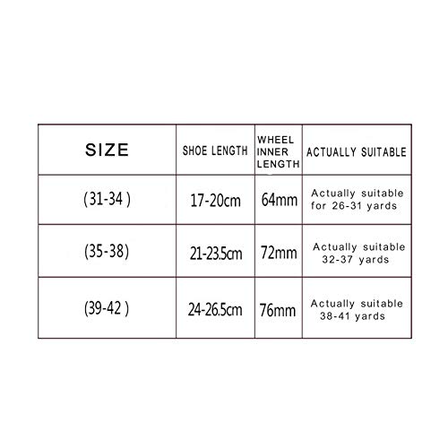 MILECN Adolescentes Niños Zapatos para Saltar Saltarines, con Bloque De Polea Reemplazable, Pisada Antideslizante Y Forro Extraíble para Una Limpieza Fácil,31~34