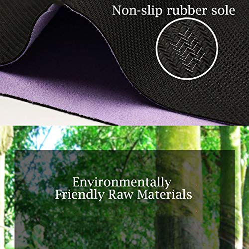 MINCHEDA Esterilla de Yoga Antideslizante con Bolso para Colchoneta de Ejercicios, para Pilates, Ashtanga, Hatha, 183 X 68 X 0,5 CM MINCHEDA Esterilla de Yoga Antideslizante con Bolso para Colchoneta de Ejercicios, para Pilates, Ashtanga, Hatha, 183 X 68 X 0,5 CM