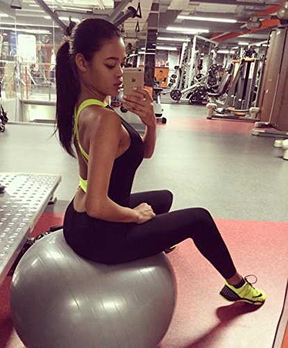 Minetom Las Mujeres Elásticos Sports Cintura Deportivos Sin Mangas Pantalones Sin Espalda De Deporte Mosaico De Mono Fitness Yoga Amarillo EU S Minetom Las Mujeres Elásticos Sports Cintura Deportivos Sin Mangas Pantalones Sin Espalda De Deporte Mosaico De Mono Fitness Yoga Amarillo EU S