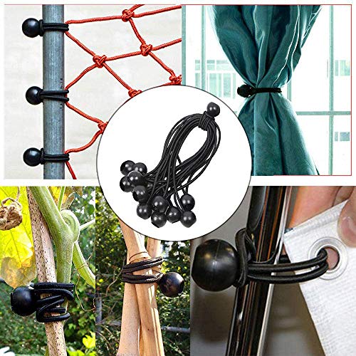 Mingco 30PCS Tensores Elasticos, Tensor Elastico, Tensor de Goma, Tensor para Lonas, Pelotas de Lona Cordones Elásticas para Banner, Lonas, Pabellones, Tensor Tienda de Campaña Mingco 30PCS Tensores Elasticos, Tensor Elastico, Tensor de Goma, Tensor para Lonas, Pelotas de Lona Cordones Elásticas para Banner, Lonas, Pabellones, Tensor Tienda de Campaña