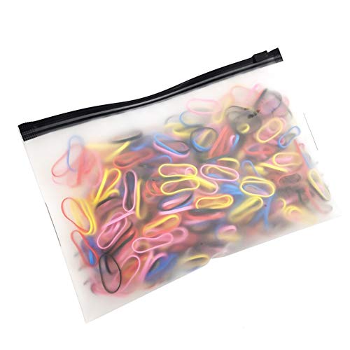 Mini bandas de goma de 500 piezas, banda elástica suave y colorida para el cabello, gomas pelo bebe, banda para el cabello y linda bolsa dealmacenamiento, adecuada para trenzas de niños (multicolor)