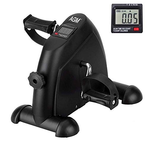 Mini bicicleta estática para brazos y piernas con pantalla LCD, negro, compact Mini bicicleta estática para brazos y piernas con pantalla LCD, negro, compact