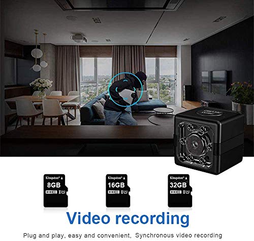Mini Camara Espía Oculta,Micro Camaras 1080P HD WiFi Vigilancia Grabadora de Video Portátil con IR Visión Nocturna Detector de Movimiento,Camara Seguridad Pequeña Inalambrica Interior/Exterior Mini Camara Espía Oculta,Micro Camaras 1080P HD WiFi Vigilancia Grabadora de Video Portátil con IR Visión Nocturna Detector de Movimiento,Camara Seguridad Pequeña Inalambrica Interior/Exterior