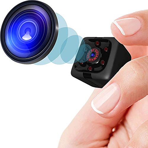 Mini Camara Espía Oculta,Micro Camaras 1080P HD WiFi Vigilancia Grabadora de Video Portátil con IR Visión Nocturna Detector de Movimiento,Camara Seguridad Pequeña Inalambrica Interior/Exterior