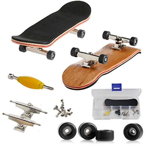 Mini Diapasón, Patineta de Dedos Profesional Maple Wood DIY Assembly Skate Boarding Toy Juegos de Deportes Regalo de Navidad Para Niños (Negro) Mini Diapasón, Patineta de Dedos Profesional Maple Wood DIY Assembly Skate Boarding Toy Juegos de Deportes Regalo de Navidad Para Niños (Negro)