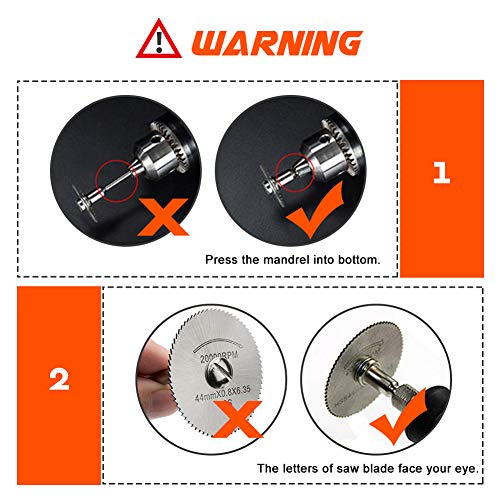 Mini hojas de sierra circular - Accesorios para el kit de disco de corte de herramienta rotativa, discos de corte de taladro de metal para cortar metal de plástico y madera (8 piezas) Mini hojas de sierra circular - Accesorios para el kit de disco de corte de herramienta rotativa, discos de corte de taladro de metal para cortar metal de plástico y madera (8 piezas)