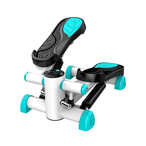 Mini Máquinas de step para fitness Up-Down Stepper Home Trainer Pierna Muslo Tonificación Entrenamiento Fitness Escalera Brazo Cordón Máquina de entrenamiento Pantalla LED Contador de calorías