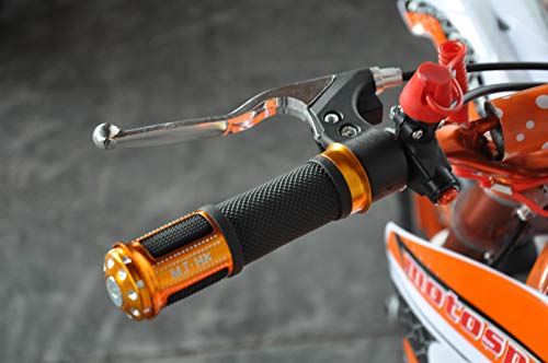 Mini Pitbike con motor de 49cc de 2 tiempos, XTM TEAM cross. Mini dirt bike. Moto de mini cross (Naranja)