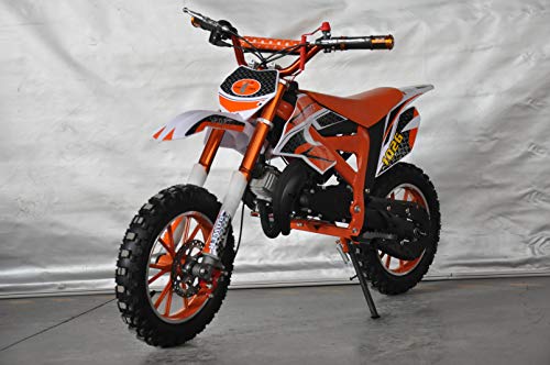 Mini Pitbike con motor de 49cc de 2 tiempos, XTM TEAM cross. Mini dirt bike. Moto de mini cross (Naranja) Mini Pitbike con motor de 49cc de 2 tiempos, XTM TEAM cross. Mini dirt bike. Moto de mini cross (Naranja)