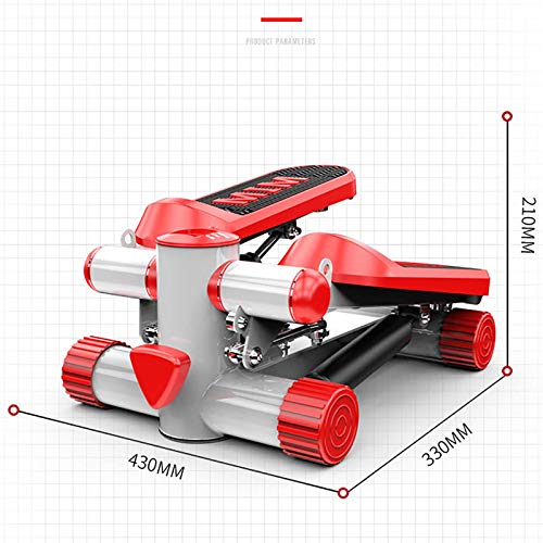 Mini Stepper con Monitor LCD MultifuncióN Fitness Ejercicios AeróBicos Twister Stepper HidráUlica Silenciosa MáQuina Pedales con DiseñO Antideslizante Stepper Carga MáXima 150Kg Green