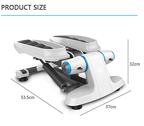Mini Stepper, Step Cardio Fitness Up-Down Stepper con Pantalla LED e Cuerda Elástica, Maquinas de Gimnasio para Casa, Unisex Adulto, Carga - 120KG