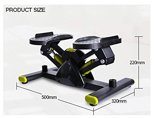 Mini Stepper, Stepper Cardio Fitness, Máquinas de Step para Fitness para Piernas y Cintura, Apto para Principiantes y Profesionales, Sin Ruido, Carga-100KG