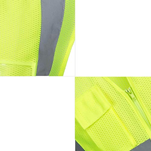 Minmin MM Reflector de Seguridad Chaleco de Malla Transpirable Chaleco Reflectante de Seguridad Construcción Reflector de Seguridad Ropa de protección, Dos Colores Pueden Elegir Seguridad Industrial Minmin MM Reflector de Seguridad Chaleco de Malla Transpirable Chaleco Reflectante de Seguridad Construcción Reflector de Seguridad Ropa de protección, Dos Colores Pueden Elegir Seguridad Industrial