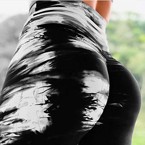 MINXINWY Leggins Deportivos Mujer, Nuevo Leggings de Mujer de impresión Running Gym Gimnasio Mallas de elásticas Pantalones de Yoga Deportivos Ocasionales Mujeres