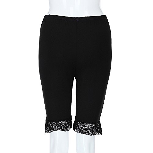 MINXINWY_Leggins de mujer Fitness Cintura Alta Tallas Grandes, Leggins Sexy Pantalones Gimnasio Fitness Correr de Mujer Leggings Cortos de Encaje elástico en Color Liso MINXINWY_Leggins de mujer Fitness Cintura Alta Tallas Grandes, Leggins Sexy Pantalones Gimnasio Fitness Correr de Mujer Leggings Cortos de Encaje elástico en Color Liso