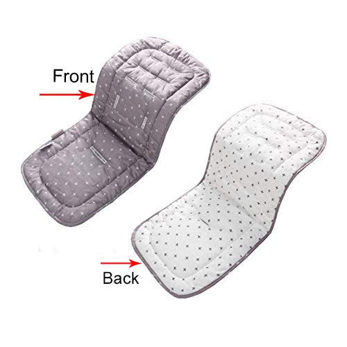 Miracle Baby Cojín Carro Bebe,Colchoneta Silla Paseo Universal Transpirable,Cojín Silla de Paseo para el Cochecito y Asiento de Carro, 100% Algodón, 32x80cm(Cruz Gris Blanca) Miracle Baby Cojín Carro Bebe,Colchoneta Silla Paseo Universal Transpirable,Cojín Silla de Paseo para el Cochecito y Asiento de Carro, 100% Algodón, 32x80cm(Cruz Gris Blanca)