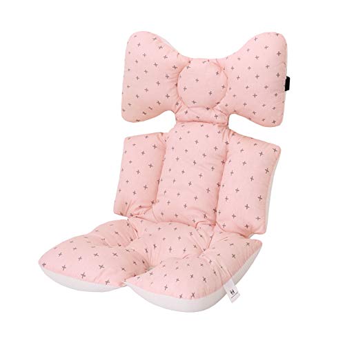 Miracle Baby Cojín Carro Bebe,Colchoneta Silla Paseo Universal,Colchoneta Silla Paseo Transpirable 100% Algodón,Colchoneta Silla Bebe Uso de Doble Cara para Bebe,70 * 38cm,Cruz rosa Miracle Baby Cojín Carro Bebe,Colchoneta Silla Paseo Universal,Colchoneta Silla Paseo Transpirable 100% Algodón,Colchoneta Silla Bebe Uso de Doble Cara para Bebe,70 * 38cm,Cruz rosa