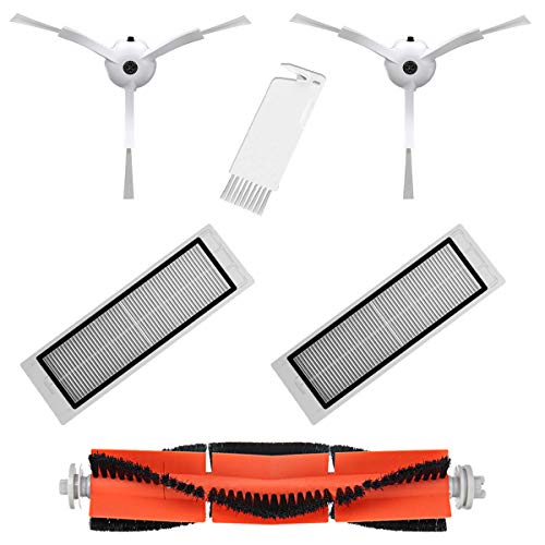 MIRTUX Pack Esencial de recambios compatibles con Xiaomi Mi Robot Vacuum 1 y 2. Kit de Accesorios de Repuesto para Robots Aspirador Xiaomi Roborock S50 S51 MIRTUX Pack Esencial de recambios compatibles con Xiaomi Mi Robot Vacuum 1 y 2. Kit de Accesorios de Repuesto para Robots Aspirador Xiaomi Roborock S50 S51