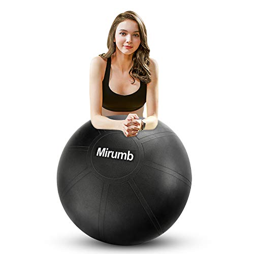 Mirumb Pelota de Ejercicio, Massage Balls Pelota de Pilates Yoga Ball 75CM 65CM 55CM con Bomba Anti Explosión para Fitness, Embarazo,Oficina,Silla de Equilibrio,Gimnasio Mirumb Pelota de Ejercicio, Massage Balls Pelota de Pilates Yoga Ball 75CM 65CM 55CM con Bomba Anti Explosión para Fitness, Embarazo,Oficina,Silla de Equilibrio,Gimnasio