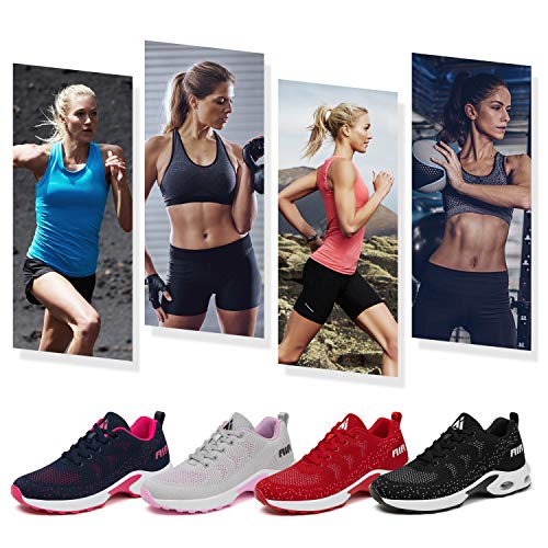Mishansha Air Zapatos de Running Mujer Antideslizante Zapatillas de Deportes Femenino Ligeros Calzado Jogging Gimnasio Sneakers Gris, Gr.36 EU Mishansha Air Zapatos de Running Mujer Antideslizante Zapatillas de Deportes Femenino Ligeros Calzado Jogging Gimnasio Sneakers Gris, Gr.36 EU