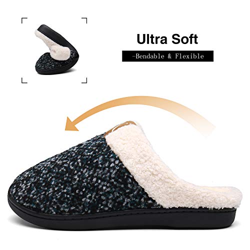 Mishansha Hombre Zapatillas Casa Invierno de Espuma Viscoelástica Antideslizantes CáLido Pantuflas Mujer de Interior y Exterior Verde Gr.40/41 Mishansha Hombre Zapatillas Casa Invierno de Espuma Viscoelástica Antideslizantes CáLido Pantuflas Mujer de Interior y Exterior Verde Gr.40/41