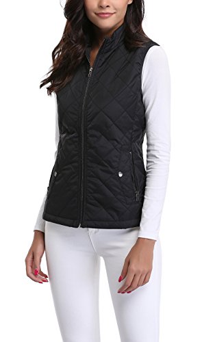 MISS MOLY Abrigo Sin Mangas Algodón Epais Otoño Invierno Chaleco Casual Capucha Deportivo Negro - S MISS MOLY Abrigo Sin Mangas Algodón Epais Otoño Invierno Chaleco Casual Capucha Deportivo Negro - S