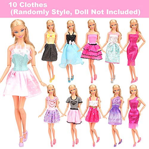 Miunana 16 Ropas para 11.5 Pulgadas 28 -30 CM Muñeca = 10 Ropa De Moda + 3 Vestidos + 3 Trajes De Baño (Estilo Aleatorio) Miunana 16 Ropas para 11.5 Pulgadas 28 -30 CM Muñeca = 10 Ropa De Moda + 3 Vestidos + 3 Trajes De Baño (Estilo Aleatorio)