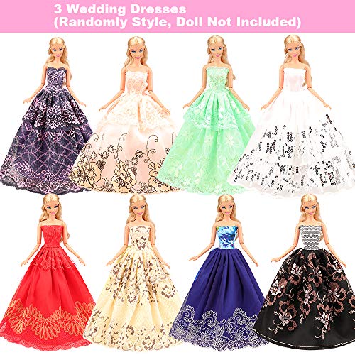 Miunana 16 Ropas para 11.5 Pulgadas 28 -30 CM Muñeca = 10 Ropa De Moda + 3 Vestidos + 3 Trajes De Baño (Estilo Aleatorio) Miunana 16 Ropas para 11.5 Pulgadas 28 -30 CM Muñeca = 10 Ropa De Moda + 3 Vestidos + 3 Trajes De Baño (Estilo Aleatorio)