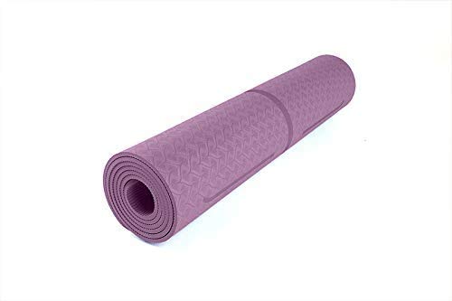 miwaimao Estera de Yoga colchonetas de Yoga con alfombras Antideslizantes Alfombra Fitness Online Pilates Cuerpo para Gimnasia Ambiental Principiantes 183 * 61 * 0,6 cm,púrpura