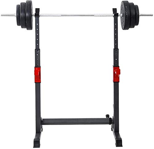 Miwaimao Squat Rack, Ajustable Jaula Sentadillas Bodybuilding Banca Press Bench Press Rack,Weight Rack para Gimnasio En Casa Ejercicio FíSico