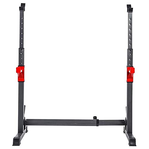 Miwaimao Squat Rack, Ajustable Jaula Sentadillas Bodybuilding Banca Press Bench Press Rack,Weight Rack para Gimnasio En Casa Ejercicio FíSico