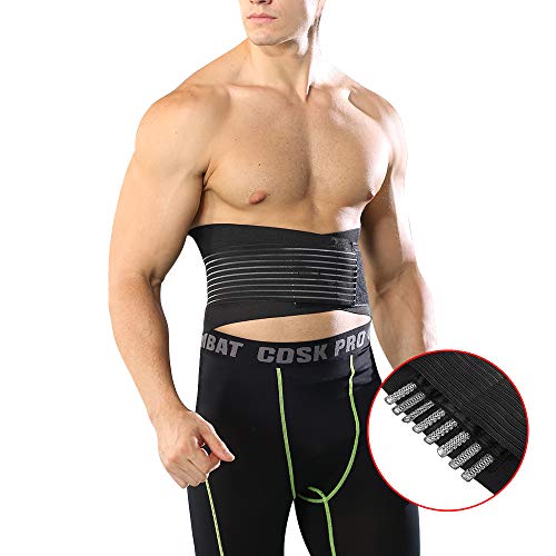 ML Faja Reductora Adelgazantes, Cinturón Lumbar Abdominal para Sudar y Hacer Deporte, Fitness y Proteger los lumbares para Mujer y Hombre, Ajustable En La Cintura Soporte para La Espalda ML Faja Reductora Adelgazantes, Cinturón Lumbar Abdominal para Sudar y Hacer Deporte, Fitness y Proteger los lumbares para Mujer y Hombre, Ajustable En La Cintura Soporte para La Espalda