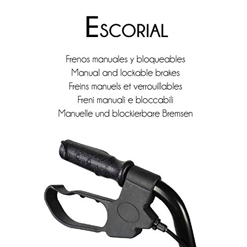 Mobiclinic, Andador para ancianos, Modelo Escorial, Marca española, Plegable, Frenos manuales y bloqueables, Aluminio, Con cesta, Ligero y resistente, Con asiento y 4 ruedas, Color Burdeos Mobiclinic, Andador para ancianos, Modelo Escorial, Marca española, Plegable, Frenos manuales y bloqueables, Aluminio, Con cesta, Ligero y resistente, Con asiento y 4 ruedas, Color Burdeos