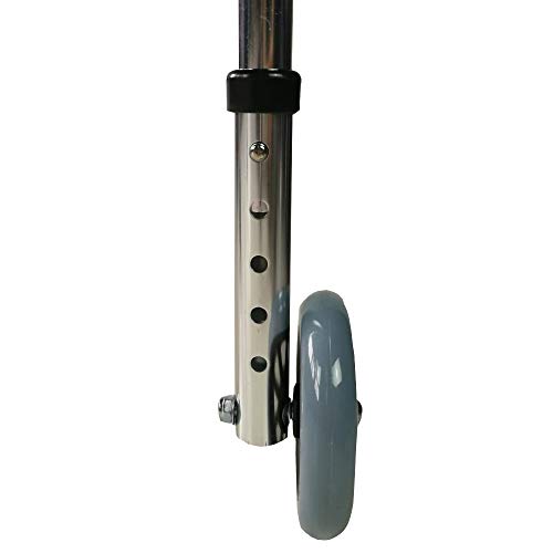Mobiclinic Compostela Andador Ancianos con Dos Ruedas Plegable, con asiento, Aluminio, para Adultos, Altura Regulable, Plata/Negro Mobiclinic Compostela Andador Ancianos con Dos Ruedas Plegable, con asiento, Aluminio, para Adultos, Altura Regulable, Plata/Negro