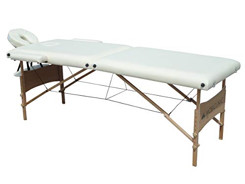 Mobiclinic, Light, Camilla fisioterapia plegable, Cama de Masaje, Reposacabezas, Masaje, Portátil, Madera, 186x60 cm, Crema Mobiclinic, Light, Camilla fisioterapia plegable, Cama de Masaje, Reposacabezas, Masaje, Portátil, Madera, 186x60 cm, Crema
