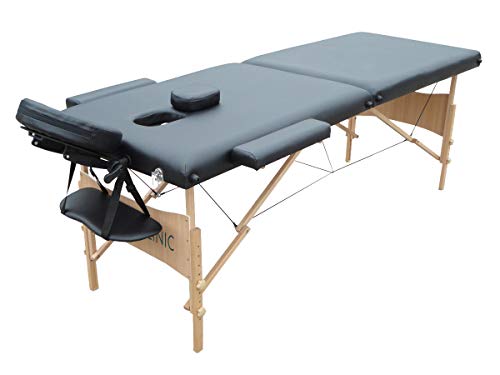Mobiclinic, Light, Camilla fisioterapia plegable, Cama de Masaje, Reposacabezas, Masaje, Portátil, Madera, 186x60 cm, Negro Mobiclinic, Light, Camilla fisioterapia plegable, Cama de Masaje, Reposacabezas, Masaje, Portátil, Madera, 186x60 cm, Negro