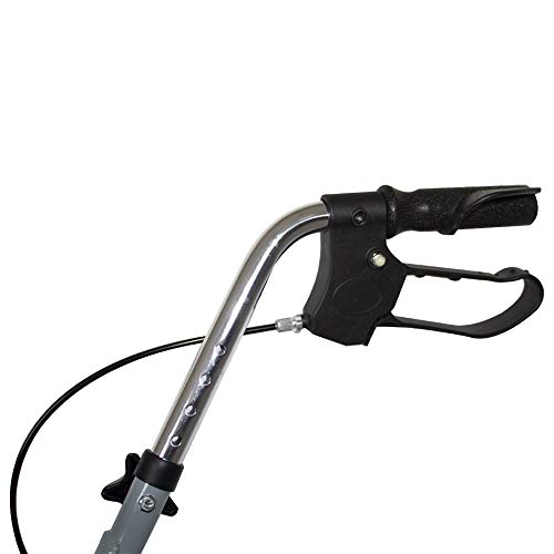 Mobiclinic, Modelo Alhambra, Rollator de 4 ruedas, Andador para minusválidos, mayores, adultos o ancianos, ayuda para caminar, aluminio, ligero, plegable, con asiento y 4 ruedas, gris Mobiclinic, Modelo Alhambra, Rollator de 4 ruedas, Andador para minusválidos, mayores, adultos o ancianos, ayuda para caminar, aluminio, ligero, plegable, con asiento y 4 ruedas, gris
