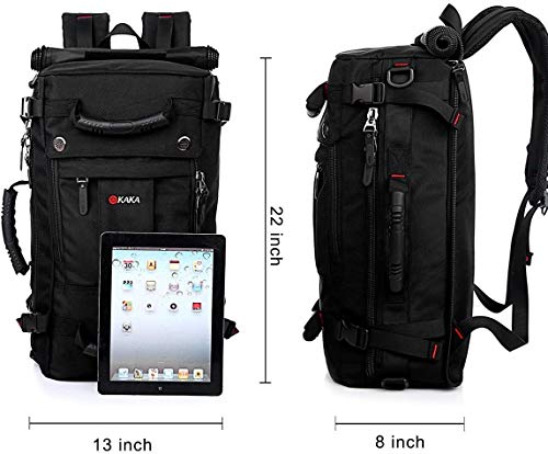 Mochila Deportiva Macutos de Senderismo Viaje 50L, 3 en 1 Mochila, Equipaje de Hombro y de Mano, Morral Impermeable Multibolsillos Resistencia al Rayado con Cerradura Antirrobo Mochila Deportiva Macutos de Senderismo Viaje 50L, 3 en 1 Mochila, Equipaje de Hombro y de Mano, Morral Impermeable Multibolsillos Resistencia al Rayado con Cerradura Antirrobo