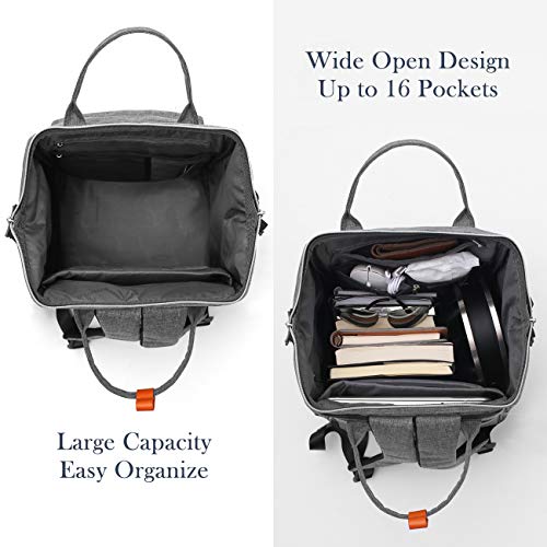 Mochila Escola para Mujeres,Mochila para Portatil Impermeable para Jóvenes con Bolsillo RFID, Bolsos Casuales para la Universidad/Negocios/Viajes(Gris) Mochila Escola para Mujeres,Mochila para Portatil Impermeable para Jóvenes con Bolsillo RFID, Bolsos Casuales para la Universidad/Negocios/Viajes(Gris)