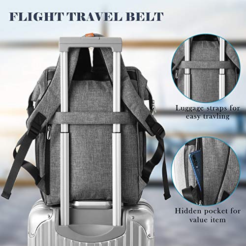 Mochila Escola para Mujeres,Mochila para Portatil Impermeable para Jóvenes con Bolsillo RFID, Bolsos Casuales para la Universidad/Negocios/Viajes(Gris) Mochila Escola para Mujeres,Mochila para Portatil Impermeable para Jóvenes con Bolsillo RFID, Bolsos Casuales para la Universidad/Negocios/Viajes(Gris)