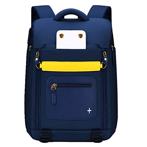 Mochila escolar para niños con cremallera cómoda y práctica, azul real (Azul) - 6978520853106