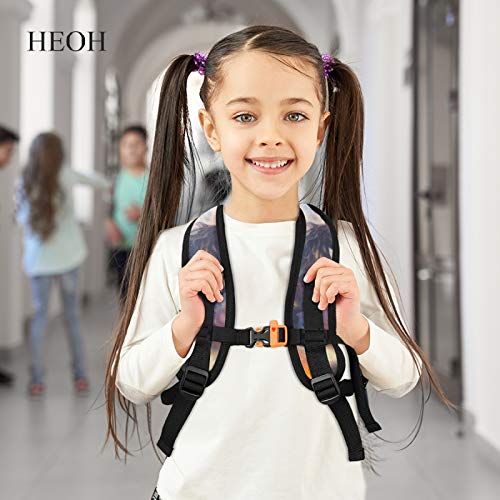 Mochila para niños y niñas Mini Mochila Bolsa de Viaje con Clip para el Pecho Baile de Unicornio