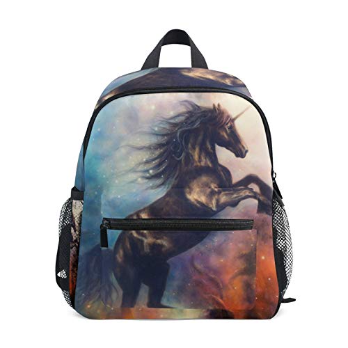 Mochila para niños y niñas Mini Mochila Bolsa de Viaje con Clip para el Pecho Baile de Unicornio